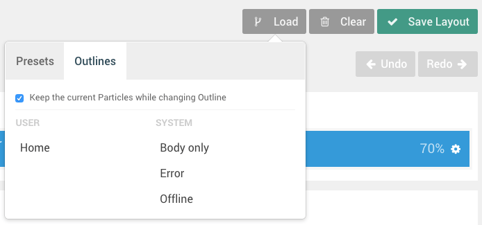 Choosing a Layout Preset