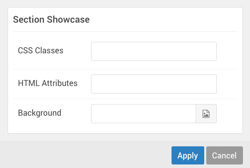 Showcase Section - Before